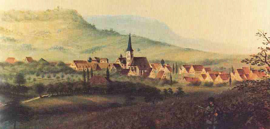 Pfedelbach um 1835