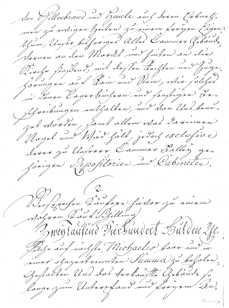 Kauf-Brief 1784