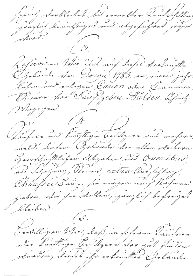 Kauf-Brief 1784