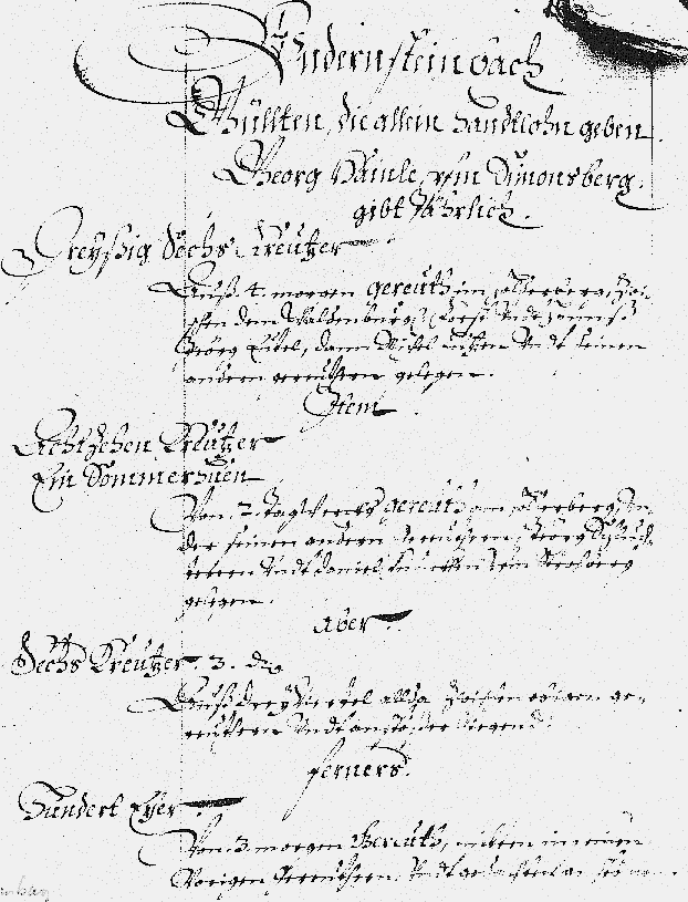 Eintrag im Schatzungsbuch von 1680 Bd 129